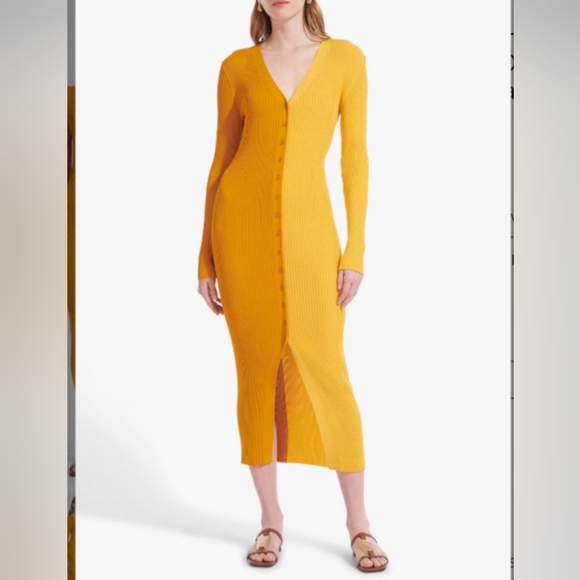 Staud Shoko Sweater Honey Goldie - Picture 3 of 12